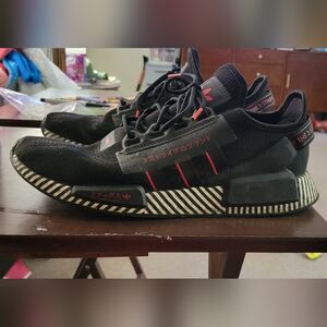 adidas Black and Red Men's Sneakers